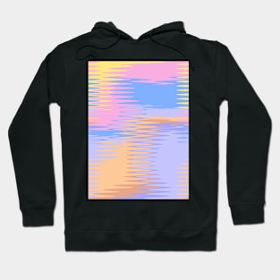 Colourful waves | abstract | glitch Hoodie